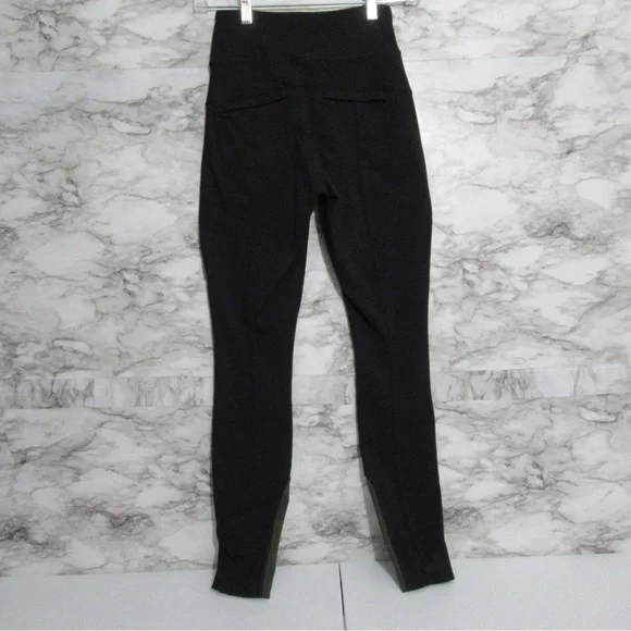 ATHLETA Highline Hybrid Ankle Tight Leggings Green and Black Size 2 - Picture 4 of 16